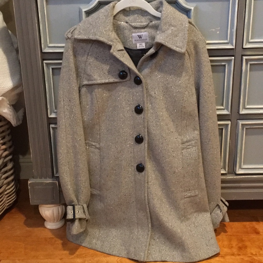 Worthington grey lined winter coat